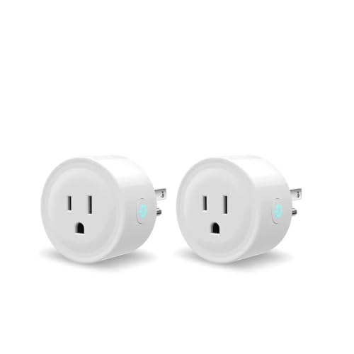 Tuya Smart Plug WiFi Socket 20A with Power Monitoring US Canada Mexico Peru Japan Timing Voice Control Support(100-240V_WiFi 2PCS)