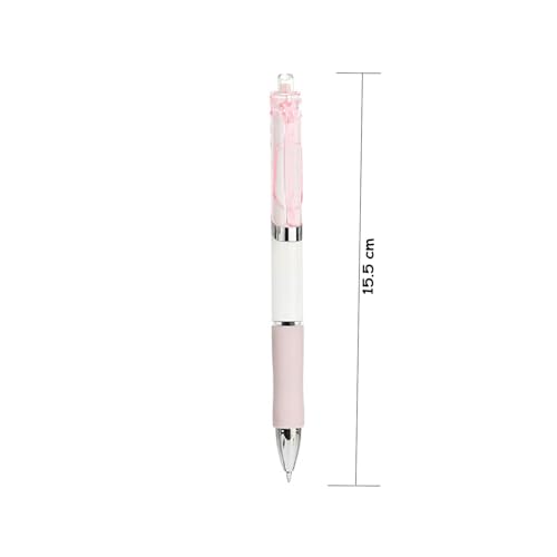 Pack de 5 bolígrafos retráctiles de gel 0.5mm tinta negra miniatura 2