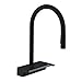 Produktbild hansgrohe Küchenarmatur Aquno Select M81 (Wasserhahn Küche mit Abtropfsieb, 360° schwenkbar, ausziehbare Brause, hoher Komfort-Auslauf 170mm, 3 Strahlarten, Standardanschlüsse) Schwarz
