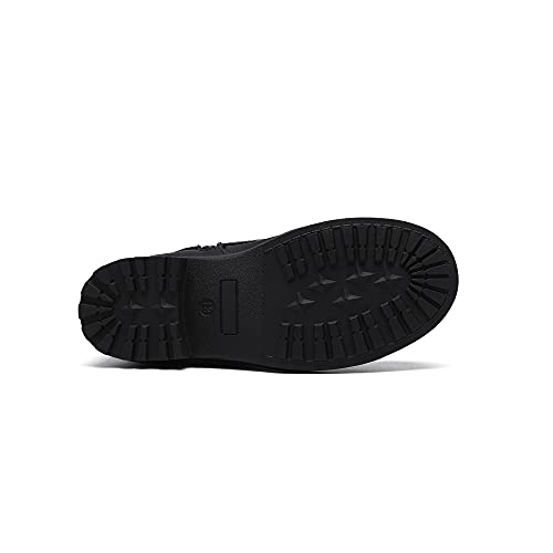 DREAM PAIRS Girls Glitter Ankle Boots Warm,Black,9 Toddler - image 6
