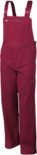 Qualitex Arbeits-Latzhose BW 270 (48, Weinrot)