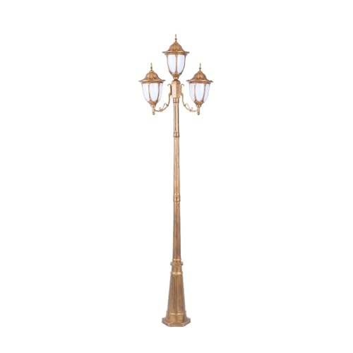 Lampadaire de jardin style européen bronze 350 cm haut de gamme