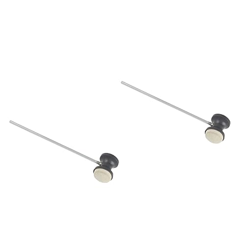 2pcs Pedales de Bombo Livianos con Mango de Acero Inoxidable miniatura 1