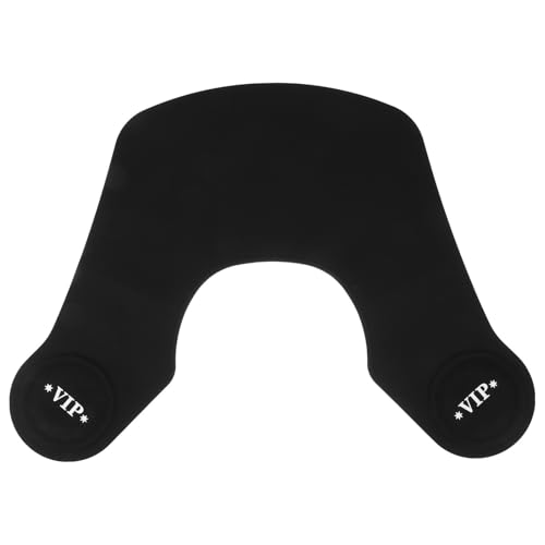 Capa de corte de cabello de silicona negra unisex miniatura 1