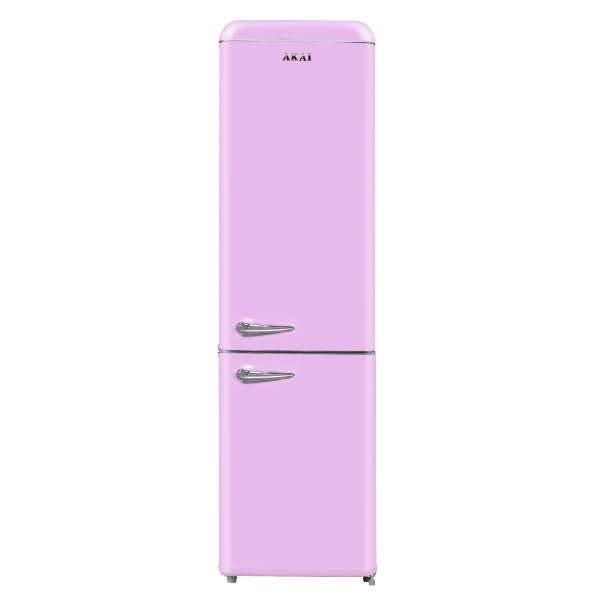  FRIGO COMBINATO VINTAGE ROSA AKAI CLASS300