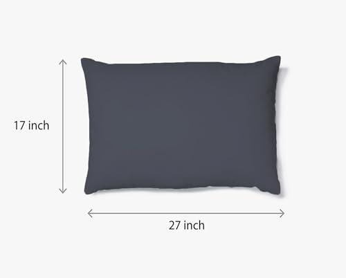 Image of Filymore Solid Dark Grey bedsheet 240 Tc Microfiber Solid Single Color Bedsheet /bedcover for Singlesize Bed with 1 Pillow Cover (Size :90X60 inchs, Single, Dark Gray)