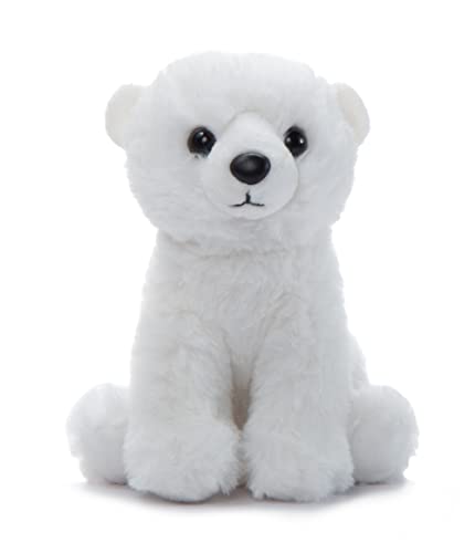 The Petting Zoo Polar Bear Stuffed Animal Plushie...