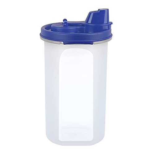 Image of Cutting EDGE 585 ML Smart Slim Oil Dispenser Airtight Dark Blue (Set of 1) | BPA free food grade plastic material, recommended for storing oil, vinegar, Water, sauces, juice, kitchen Storage