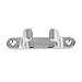 NRC&XRC 4/5/6inch Boat Cleat Line Straight Bow Chock Silver Marine Stainless Steel 316 Boat Dock Cleat Chock Accessories Straight Cable Guide,Free Fastener (6inch)