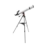 Telescópio Refrator 70/700mm Luneta 70mm Uranum Atena 2 Ver Detalhes Crateras Lua Planetas Observação Astronômica Espaço Universo