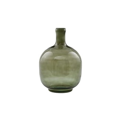 House Doctor 208346064 Tinka Dark Green Glass Vase Cover