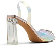 Call It Spring Women's Joyride Pump, Silver/Clear Multi, 8.5 | Image 1
