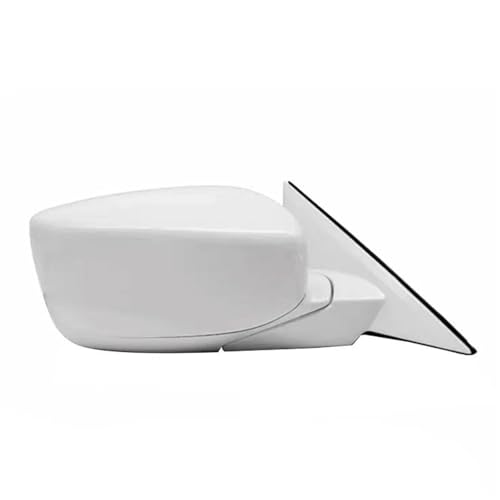 バックミラーアセンブリ に適合する アコードCP 2008-2013用 電動折りたたみ式レンズ調整ヒーター オートレンズ バックミラーアセンブリ 外側バックミラ(白,5Wire R)