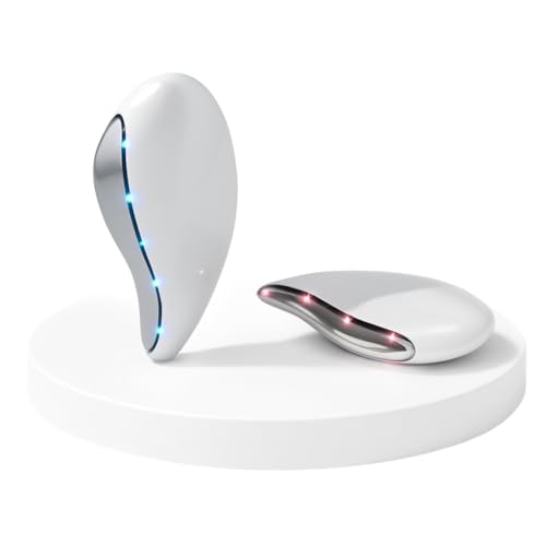 Image of EMS-THERMA-PRO-V2 Face Massager | Hot, Cold & EMS 3 Modes + Sonic Vibration | Red, Blue, Purple LED Light | Microcurrent Gua Sha for Instant Glow & Face Lift Device