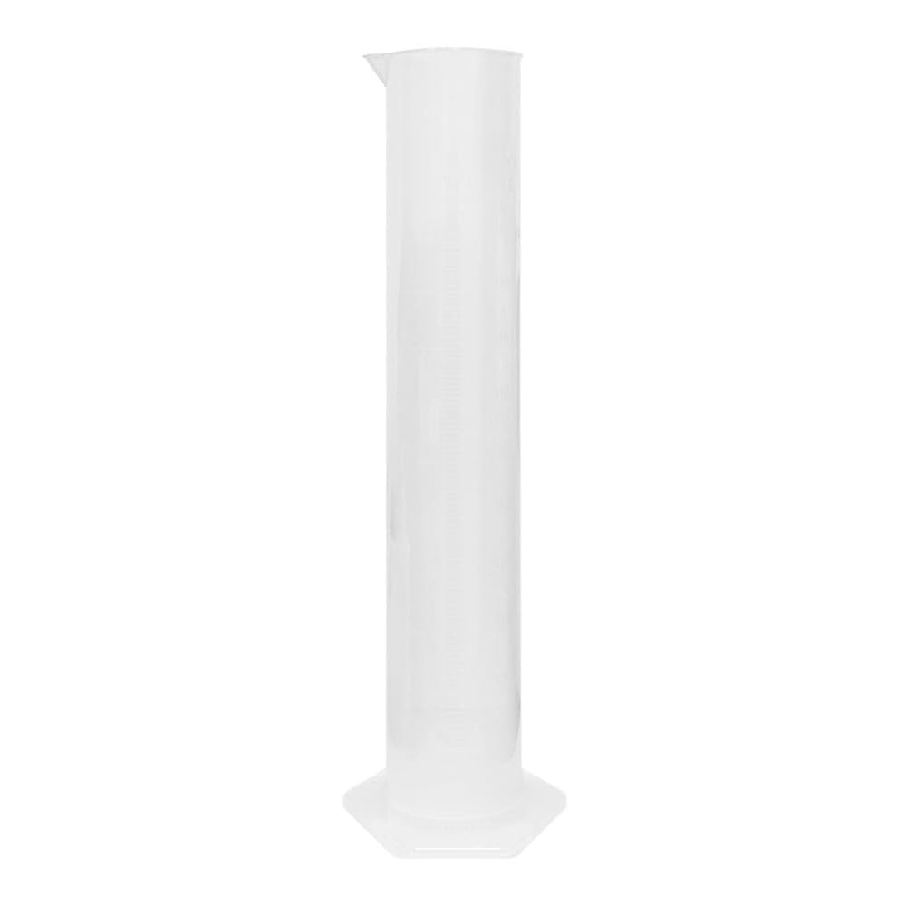 Probeta de Laboratorio para Ciencias, Cilindro Graduado de plástico con Base Hexagonal 10ml-2000ml(1000ml)
