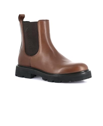 GRUNLAND RAKA PO2132 bottine Beatles cuir élastique zip chaussures femme marron confort