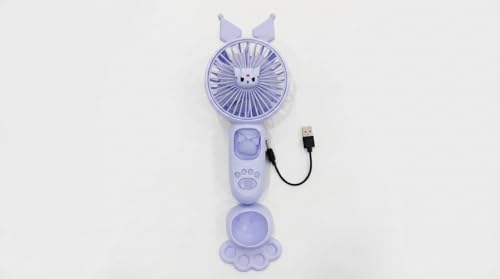 Image of HAND FAN FOR SUMMERS (PURPLE FAN KUROMIII)