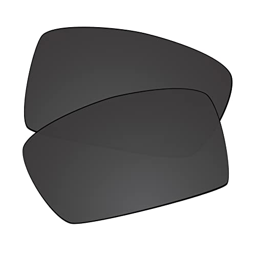 EZReplace Verres de rechange polarisés pour lunettes de soleil Oakley Gascan OO9014, Noir charbon, taille unique