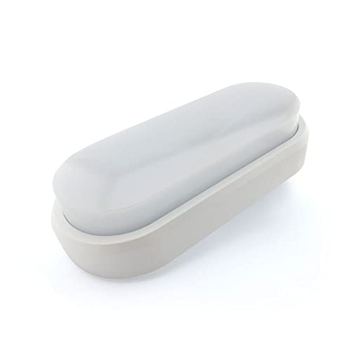 APLIQUE EXTERIOR LED OVAL18W IP44 4000K 23x10,5x5,7cm LUZ DIA EDM