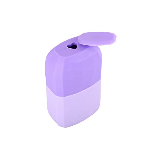 Wismee Ice Roller for Face and Eye, Ice Roller for Face & Eye Puffiness Relief, Silicone Reusable Facial Ice Roller, Ice Mold for Face Beauty Reduce Fine Line, Face Massage Ice Tray for Women (Purple)