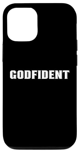 Godfident �N���X�`���� �M�� �_�ւ̐M�� �@������ �X�}�z�P�[�X iPhone 12/12 Pro �p