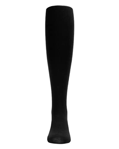 MeMoi Girls' Lurex Side Seam Opaque Sparkle Tights2