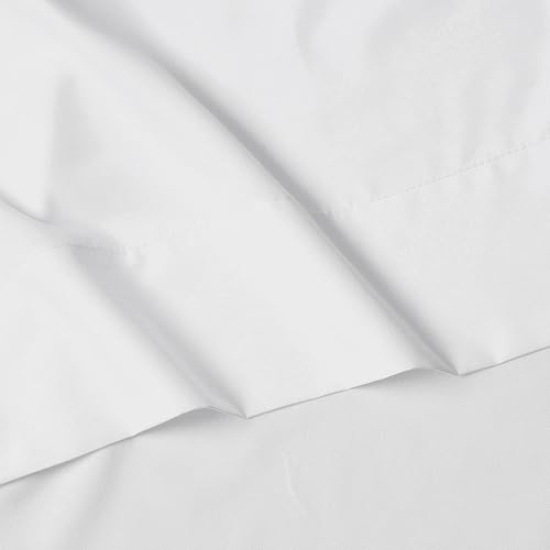 Image of Elegant Comfort Luxury Quality Microfiber 5-Piece 1500 Premium Hotel Sheet Set-Wrinkle Resistant, All Around Elastic Fitted Sheet, Deep Pocket up to 16 inch, Split King, White