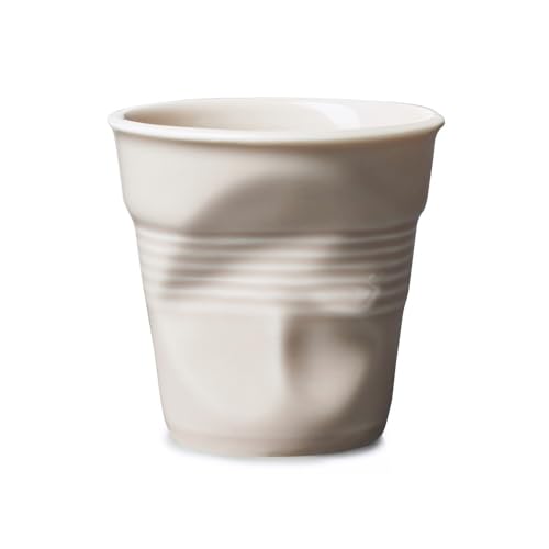 REVOL - Gobelet froissé Rose aurore 8cl (vendu à l'unité)