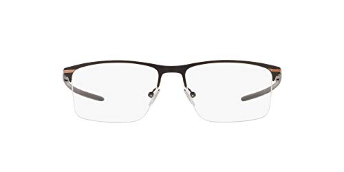 Image of Oakley mens Ox5140 Tie Bar 0.5 Rectangular Prescription Eyeglass Frames