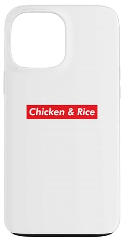 Chicken and Rice Love Funny Bodybuilder Foodie Gewichtheber Hülle für iPhone 13 Pro Max