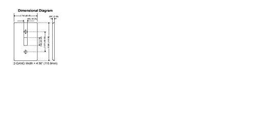 Image of Leviton 1-Gang No Device Blank Wallplate, Standard Size, Thermoplastic Nylon, Box Mount, 80714-W, White