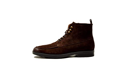Image of Hx London Leather Men Apron Laceup Ankle Boot