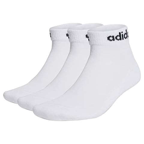 Calcetines adidas HT3457 C LIN ANKLE 3P Unisex blanco/negro Cover