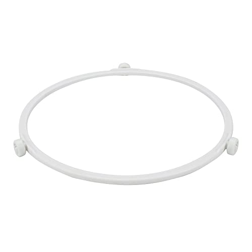 Faotup 7.44" Microwave Turntable Ring,Rotating Ring Roller Support Holder For Glass Plate Tray(White) #TOP2