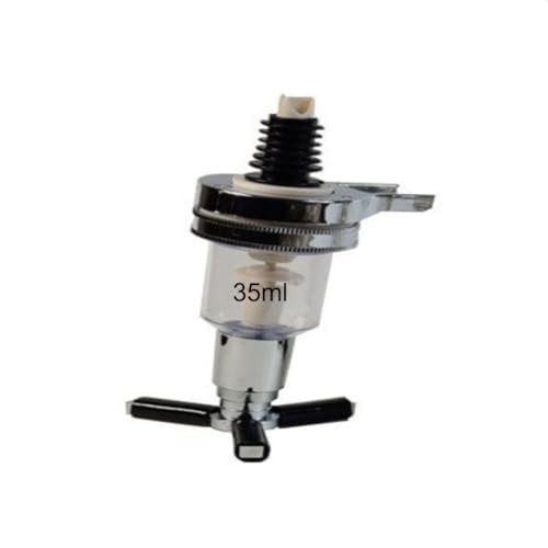 1 cabezal dispensador de licor de vino de goma de silicona, apto para el hogar, capacidad del producto 25 ml, 45 ml, tres especificaciones convencionales (35 ml)