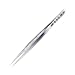 Hakko CHP SS-SA Stainless Steel Precision Tweezers, Very Fine Point, Tapered Tines, 5-1/5" Length