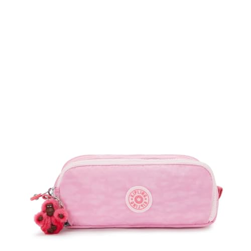 Estojo Três Zíperes Gitroy Kipling Galaxy Pink C