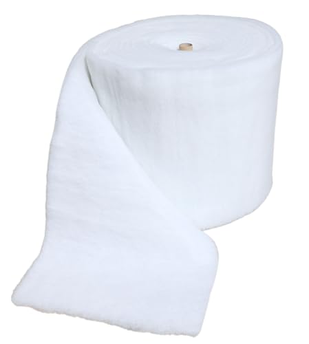 Polyester Wadding Fire Retardant Hypoallergenic 27" Wide Polyester Wadding Roll for Quilting, Bedding, Cushions, Upholstery, Sewing, Padding & Crafts (Weight: 135gsm/4oz, 2 Meter)