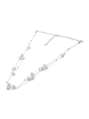 Modern Multistrand Pearl Necklace for Women