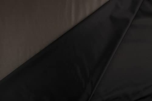 Tissu d'ameublement en cuir synthétique extensible marron clair 5m x 140cm