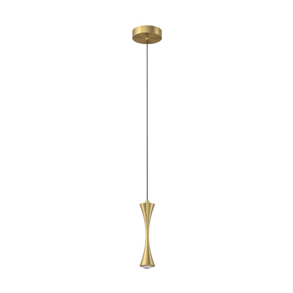 Lampe Suspendue d'intérieur en Laiton LED Moderne pour Luminaire Maison et Cuisine