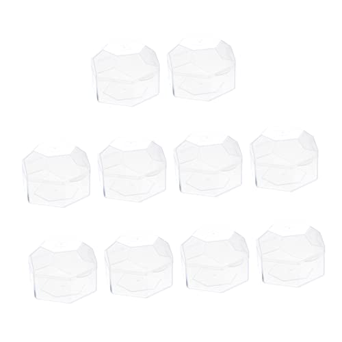 10個入り 箱 収納ボックス クリップホルダー の キー収納バッグ シールドケース 容器 pp Transparent NOLITOY