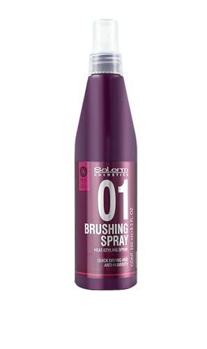 SALERM - Brushing Spray - Pro Line - 250 ml - Spray Termomodelador - Protector Térmico Pelo - Facilita el Secado Rápido - Spray Antihumedad - Hidrata y Protege - Antiencrespamiento Cabello