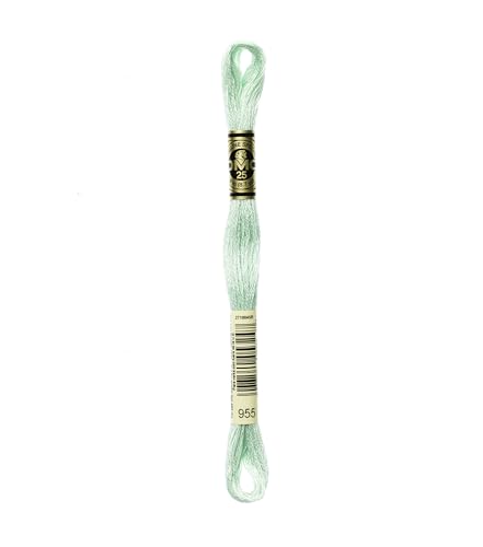 Image of DMC 6-Strand Embroidery Cotton Bundle - Nile Green Color Family - 4 Skeins of Thread - 8.7yd Skeins