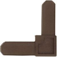 CRL 1/4 Bronze Square Cut Screen Frame Corner - 100 Pack