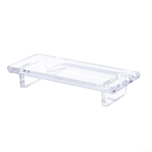 Plateau de salle de bain en acrylique pour comptoir, avec support pour savon, parfum et articles de toilette (chargement individuel)