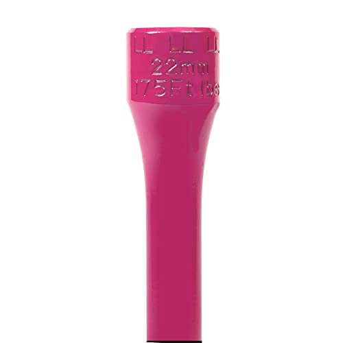 Image of AFF Torque Limited Socket, 1 /2 inch Drive, 22mm, 175 ft /lbs, Bubble Gum, 40256