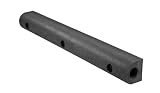 RS PRO Gummi Stoßschutz 4 mm, 150mm x 150 mm x 900 mm, Schwarz, Weiß