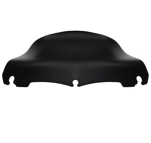 Pare-brise wave noir 9 pouces pour moto Touring FLHT FLHX 2014-2024