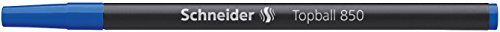 Schneider Topball 850 Rollerball Refill, Blue, Box of 10 Refills (8503)